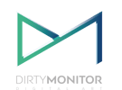 Dirty Monitor Platinum- Logo Vectoriel
