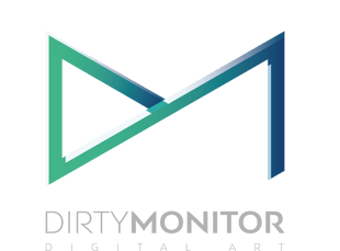 Dirty Monitor Platinum- Logo Vectoriel