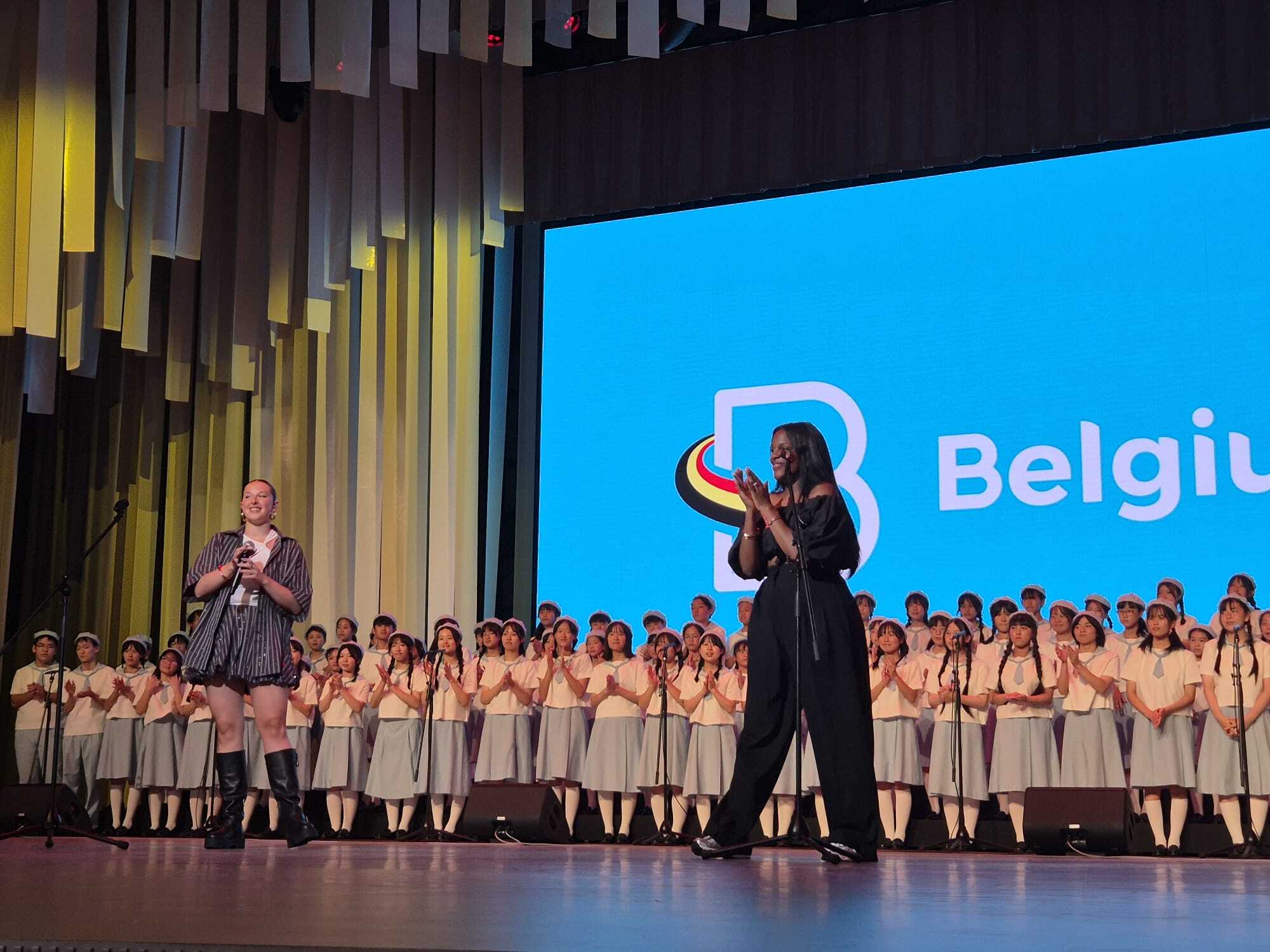 Mentissa & Helena & Nishinomiya Boys and Girls Choir (BePav National Day Ray Garden)